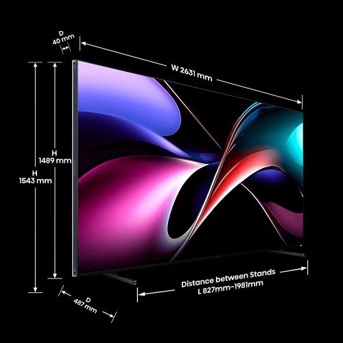 Мега Большой Телевизор HISENSE 116 RGB Mini-LED От официального дилера
