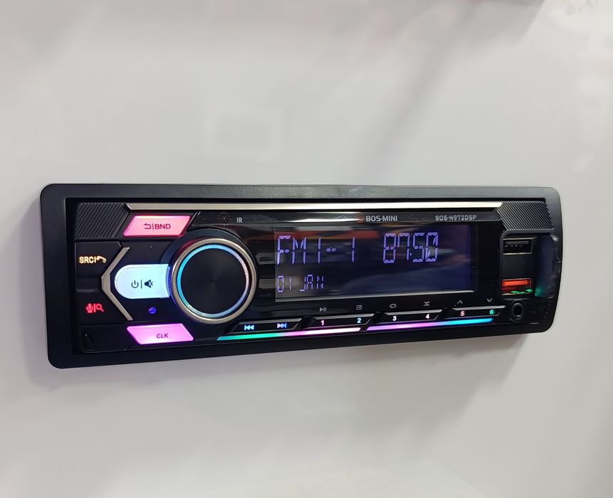 Magnitafon BOS 972 Bluetooth Fleshka Aux Radio  Avtomagnitola