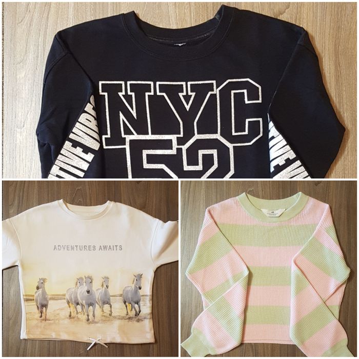 Bluze fete C&A si H&M fete 11 - 13 ani