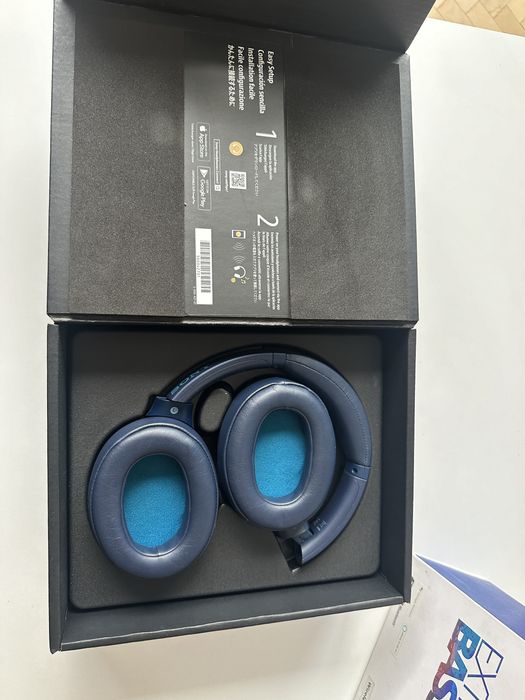 Căști Sony WH-XB900N Wireless Extra Bass cu Noise Cancelling Resigilat