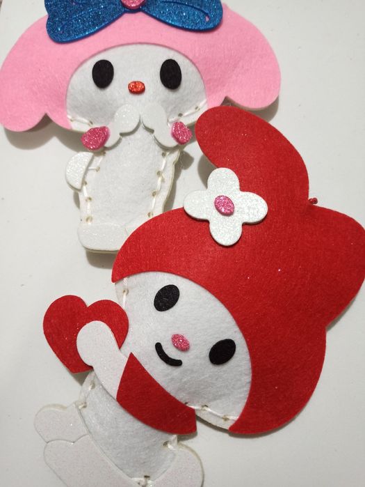 Мягкая игрушка брелок Мелоди из фетра.