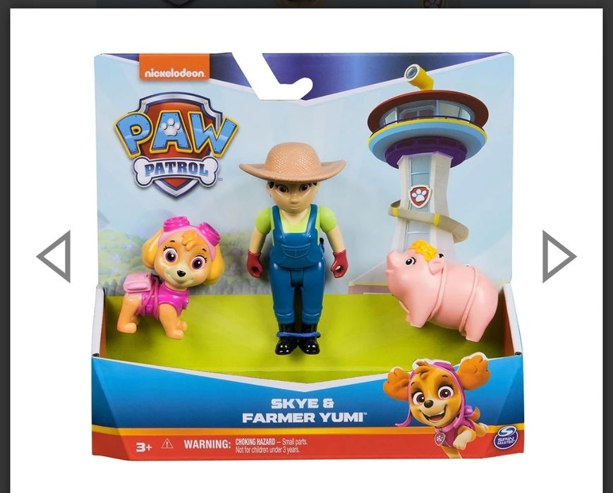 Пес Патрул - Комплект фигури: Скай и фермерката Юми - НОВ
