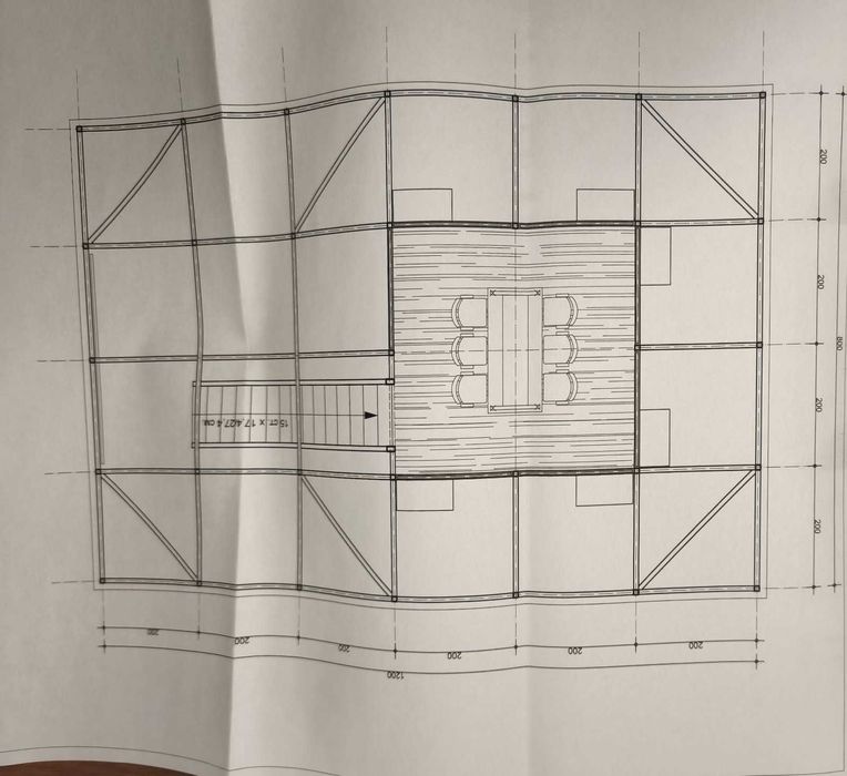 Прводавам метална конструкция тип хале 96м2 с височина 3.8 м