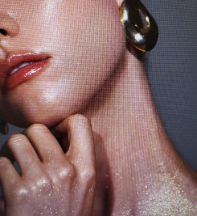 Arcancil Paris gold сух хайлайтър  за лице и тяло,18 к.златен прах
