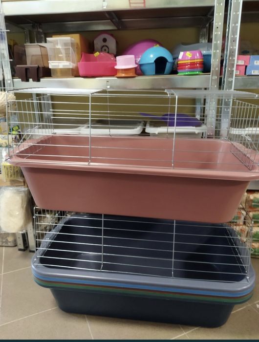 Клетка за гризачи/ морско свинче/зайче/таралеж 80×42×39