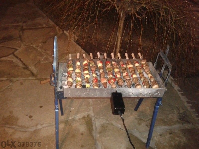 Барбекю на Дървени Въглища - Кипърска Сувла,Гръцко Барбекю,Въртящ Грил
