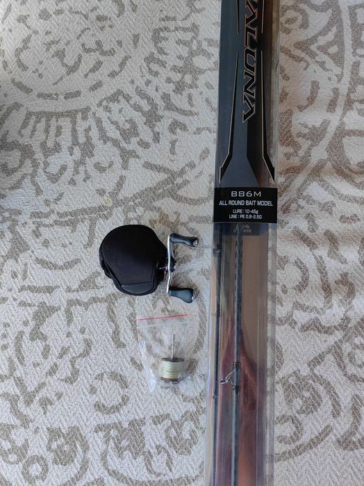 Shimano Dialuna B86M+мултипликатор Shimano Curado 71 I XG