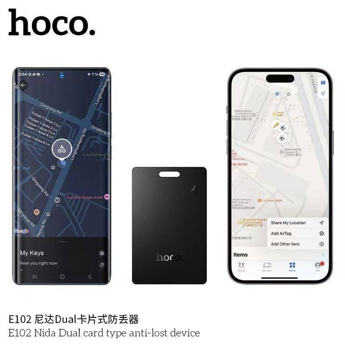 Hoco E102 Nida GPS трекер-карта для Android и iPhone универсальный