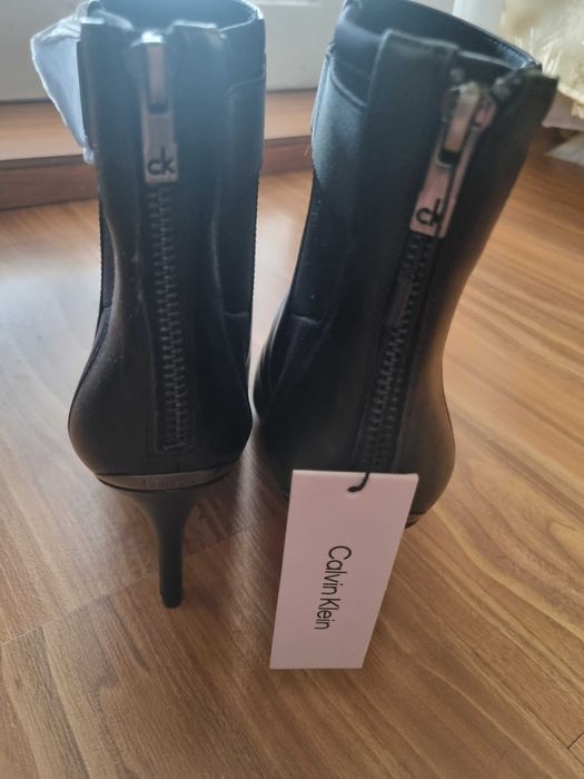 Cizme piele  Calvin klein toc 9cm