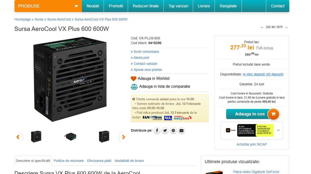 Kit Ryzen 5 7600, Ga-620M, 16Gb DDR5 6000, carcasa, sursa, cooler