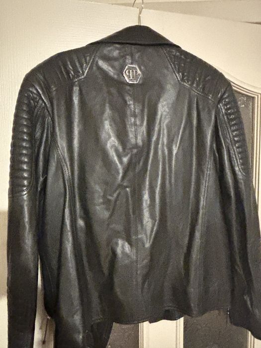 Philip Plein мъжко кожено яке