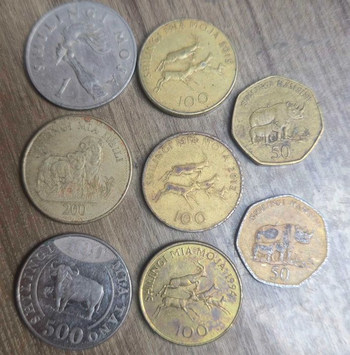 монети Танзания 8 бр