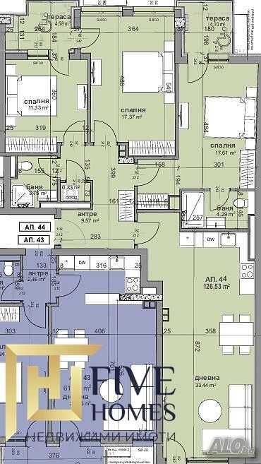 Продава се Четиристаен апартамент в Бургас, Възраждане - 145 кв.м за 1898 €/кв.м - Снимка #1