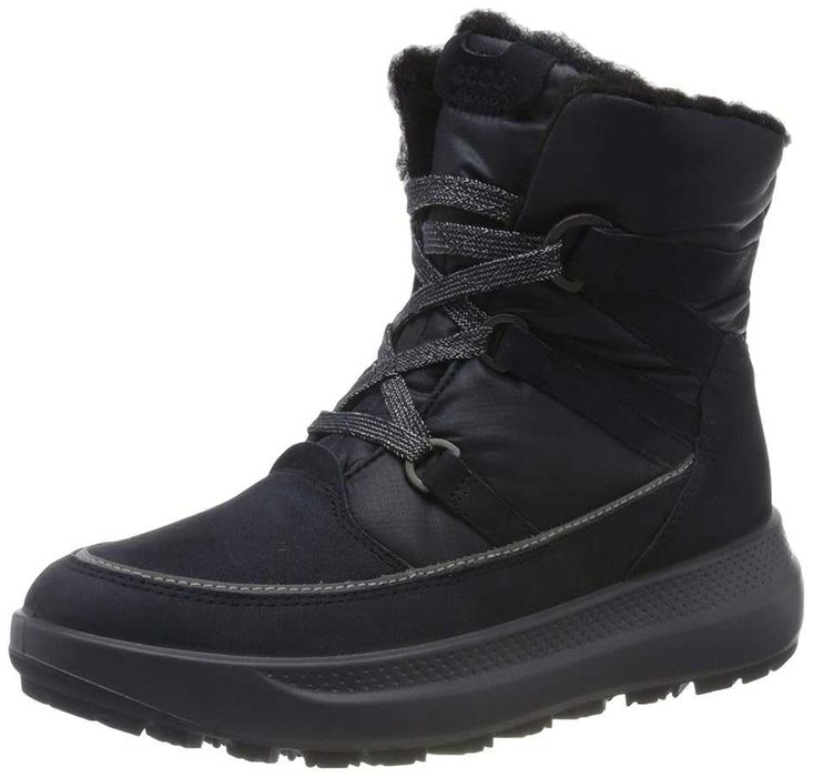 Ecco Ghete copii,piele naturala,impermeabile ,imblanite,marime EU 30