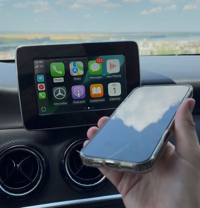 Безжични адаптери 2в1 за Apple CarPlay Android Auto-НА СКЛАД! ГАРАНЦИЯ