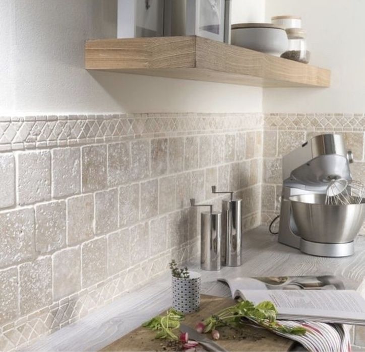 Travertin 10x10 Ivory antique