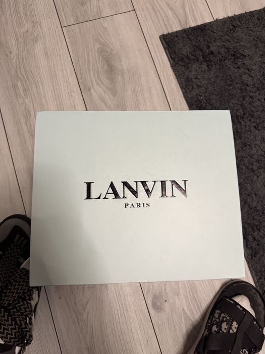 Lanvin Curb обувки Grey/сиви