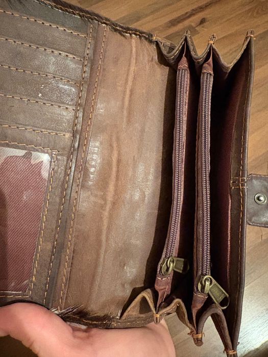 Естествена кожа портмоне