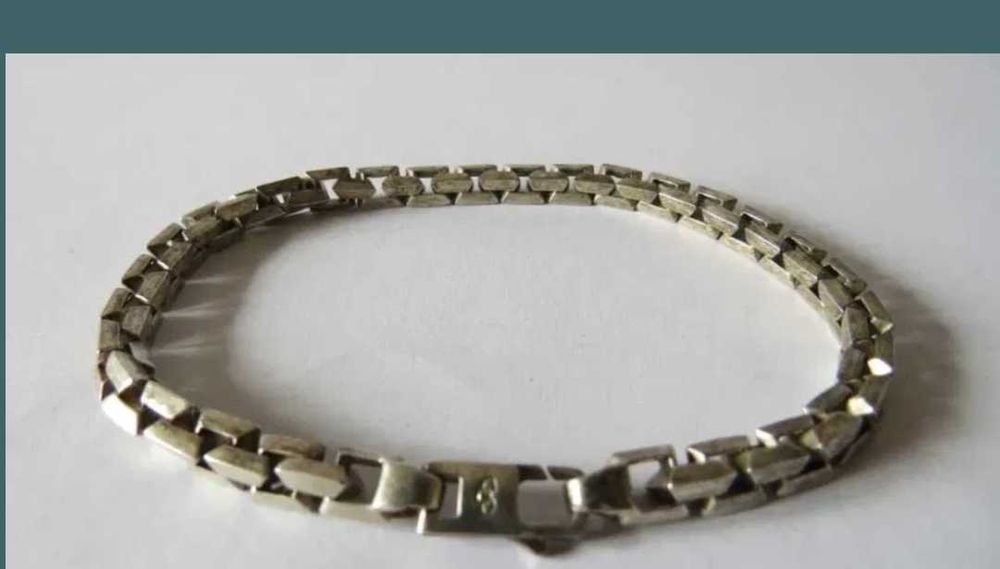 Bratara argint masiv 925, anglia, unisex