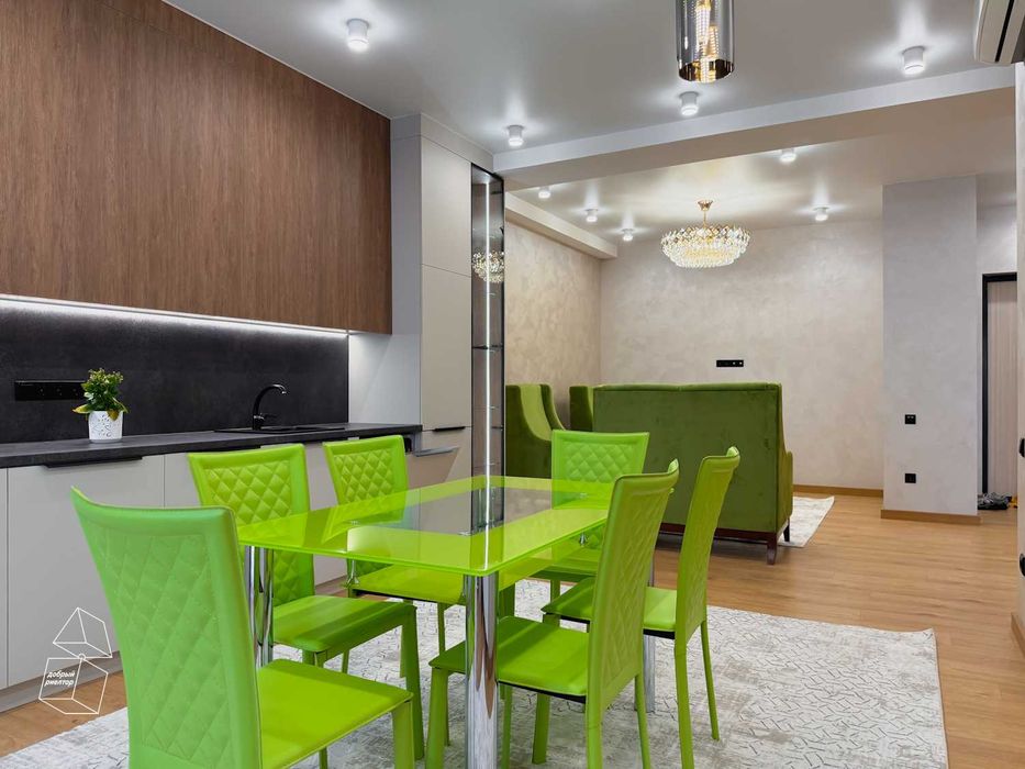 (Добрый) ЖК NRG Mirzo Ulugbek, 65 м², 2/2/4, Новая квартира