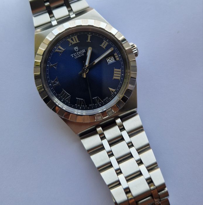 Ceas de mână bărbătesc automatic TUDOR blue dial