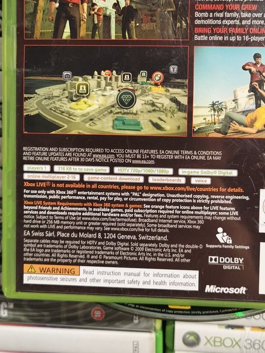 Joc/jocuri The Godfather II/2 Xbox360 original