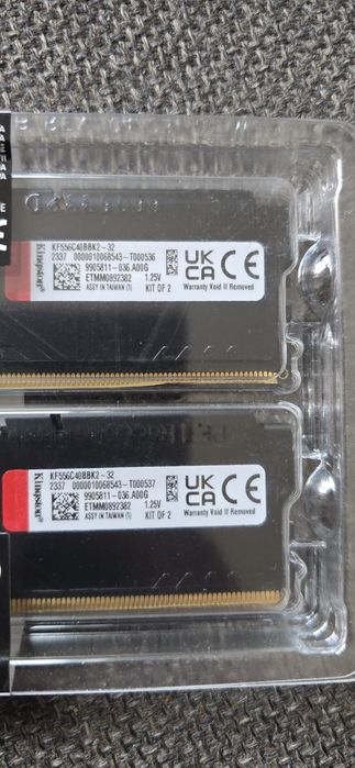 Ram Memorie Kingston FURY Beast Kit 32GB (2x16GB) DDR5 5600 Cl40