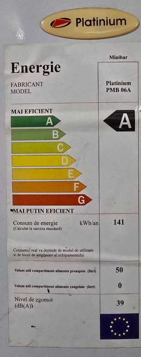 Frigider, marca Platinium, tip Minibar