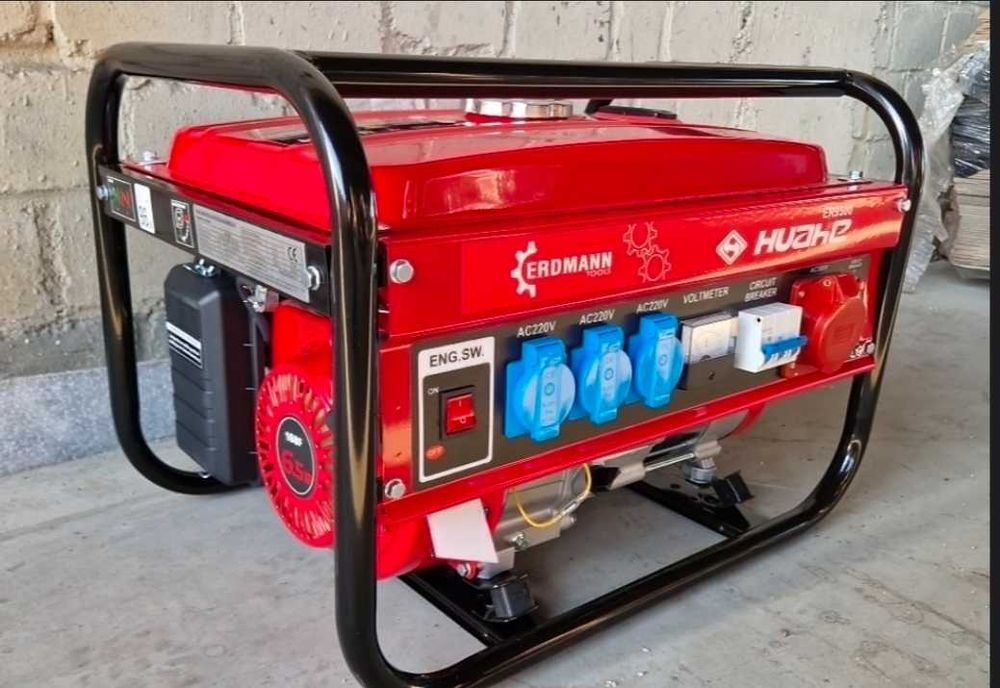 Generator Erdmann ER9500 – 3.5 kW, Benzina, Monofazat si Trifazat ,Nou