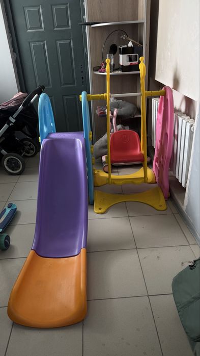 Продам детскую горку с качелей