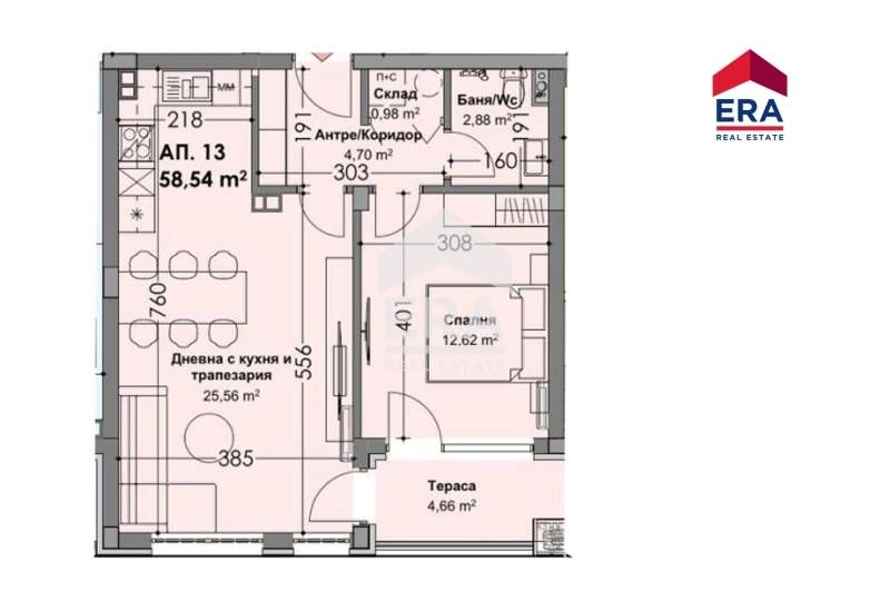 Продава се Двустаен апартамент в Айтос - 65 кв.м за 489 €/кв.м - Снимка #2