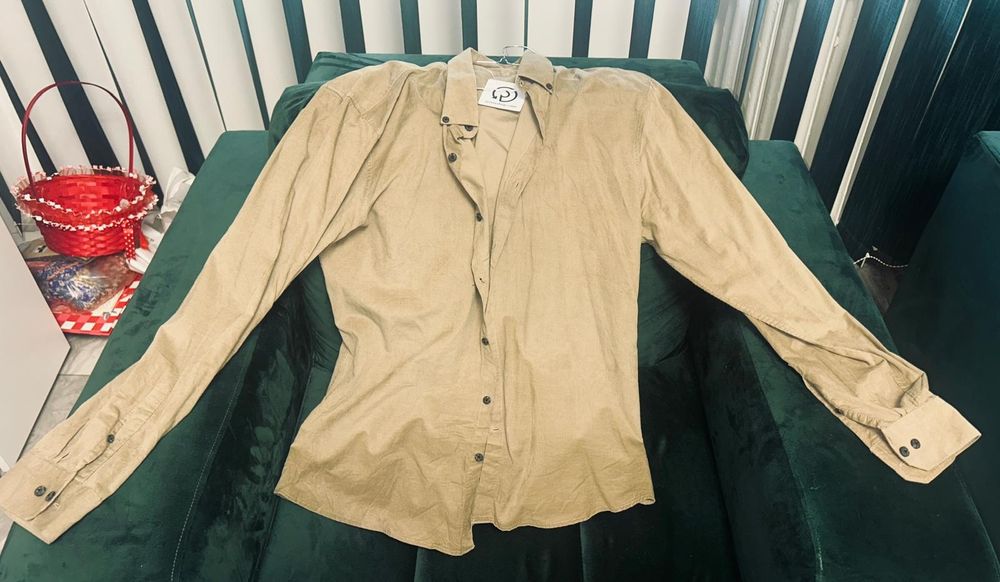 Cămașă tip overshirt Lindbergh, într-o culoare bej elegantă