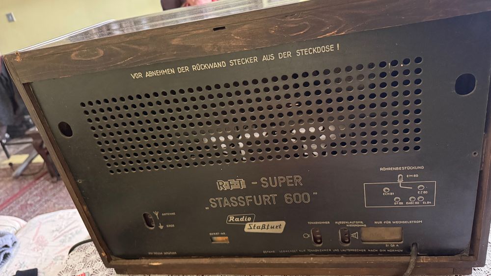 Radio Strassfurt RFT Super Strassfurt 600