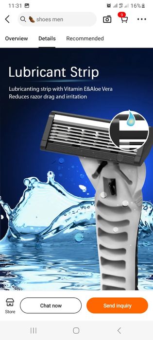 Ustara (бритва) 17 ta nasadka bitta ustara