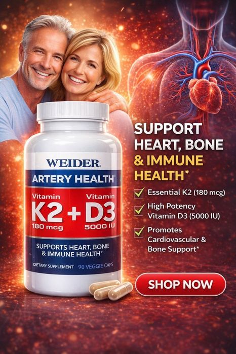 Комплекс для поддержки артерий Weider Artery Health. Капсулы с витамин