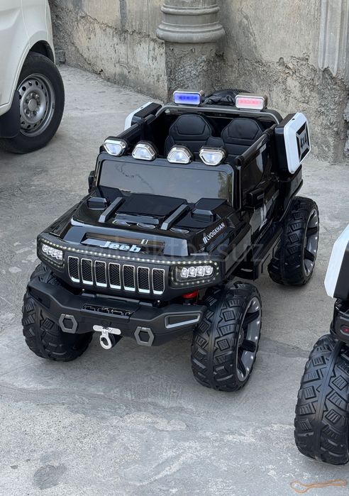 Детский электромобиль Jeep 12V 4x4 UTV с пультом 2 места EVA колёса