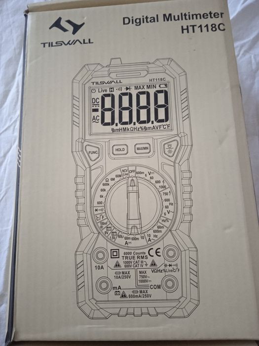 Дигитален мултиметер TILSWALL HT118C