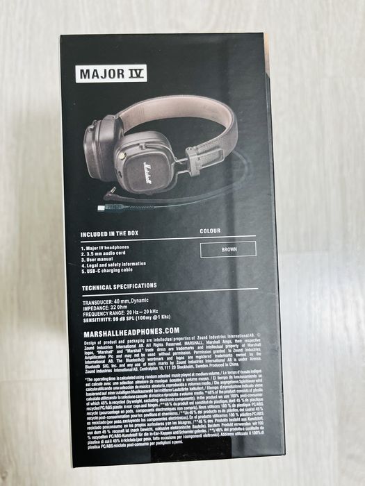 Наушники Marshal Major IV