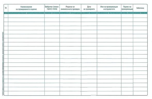 Водене на дневник за изправност на ръчните електроинструменти
