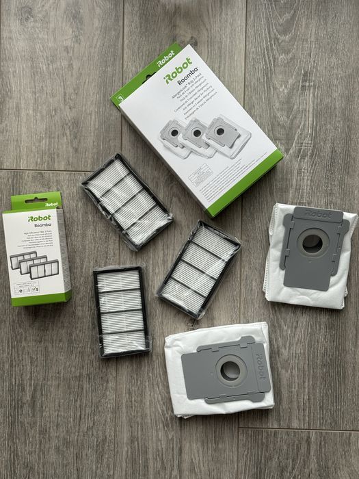 iRobot Roomba s9+ (прахосмукачка робот с база) + 3 филтъра, 2 торбички