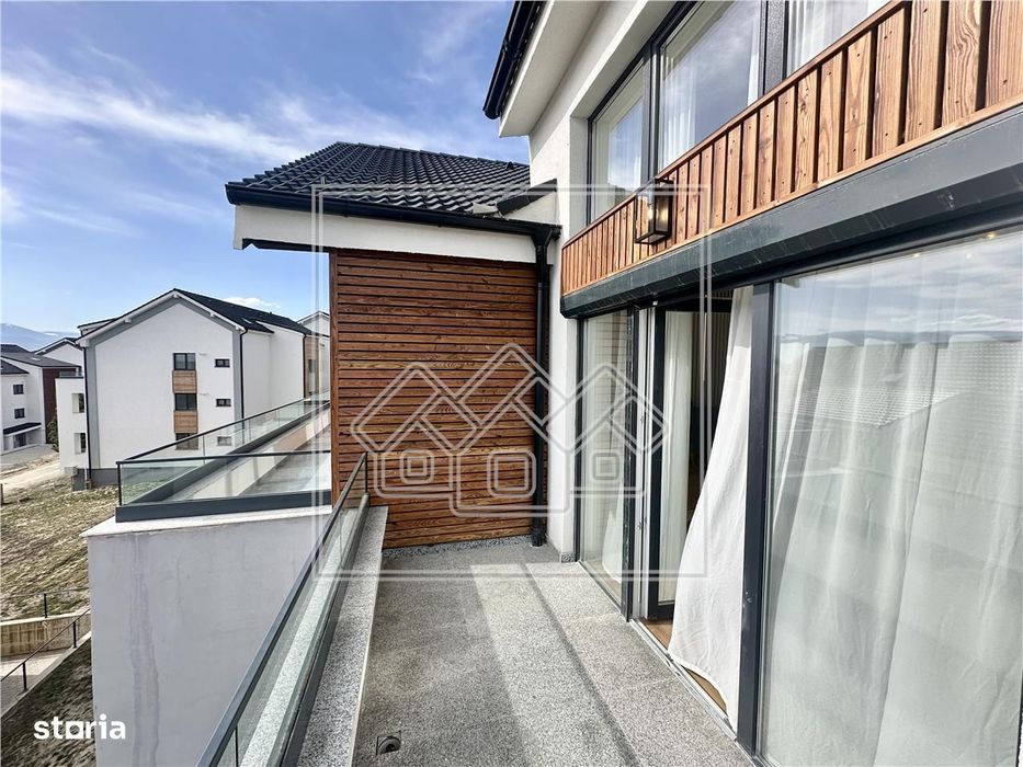 Penthouse cu 3 camere, mobilat complet, dressing, balcon -
