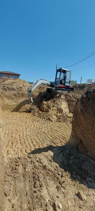 Услуги с мини комбиниран багер jcb 1cx, бобкат, багер, самосвал.