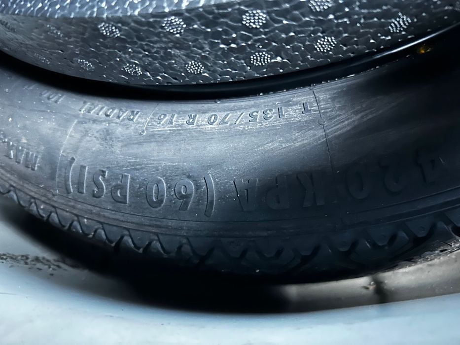 Roată rezervă Slim R16,cric Fiat 500 L 2014