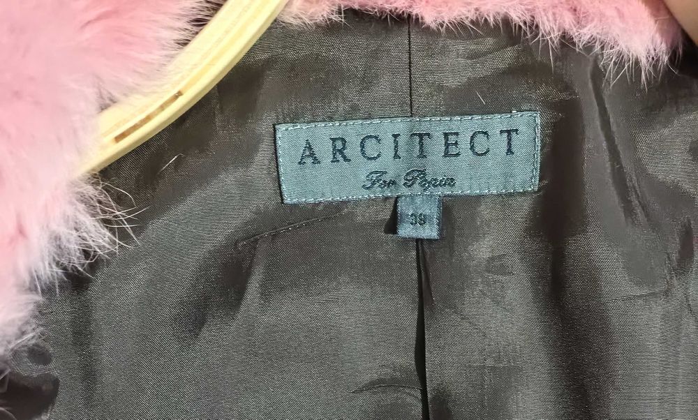 Палто естествен косъм 38рр