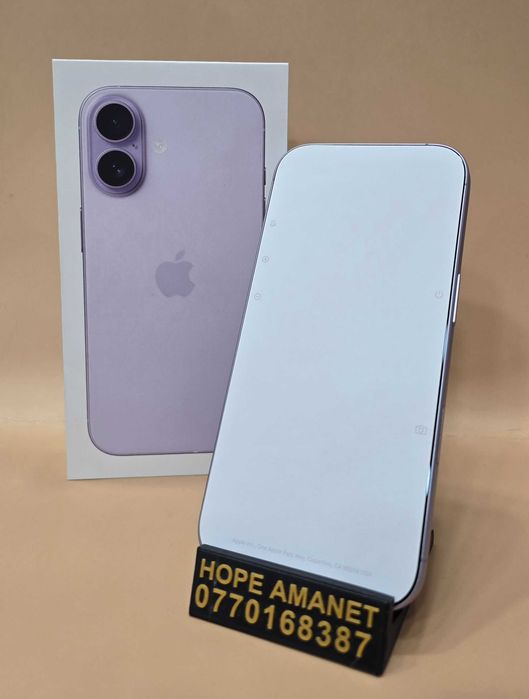 Hope Amanet P4 iPhone 17 / 256GB Baterie 100% / 0 cicluri de incarcare / NOU / Lavender