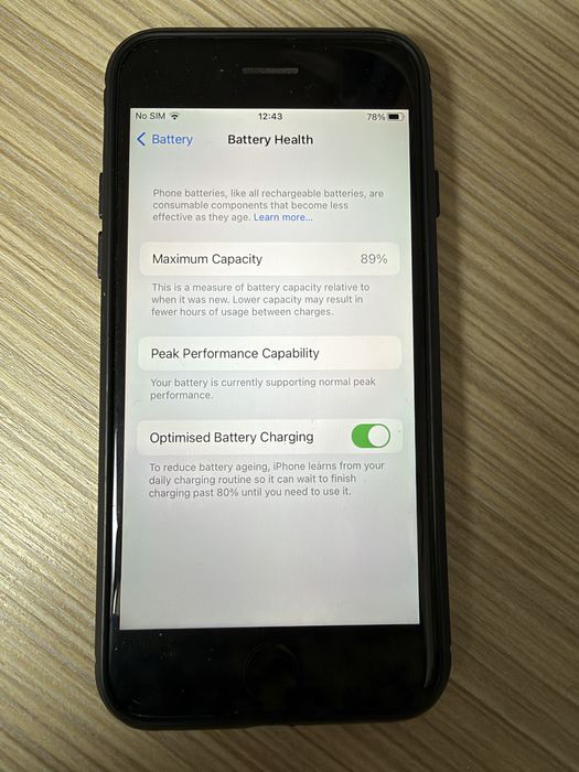 Iphone 7  32gb  new battery