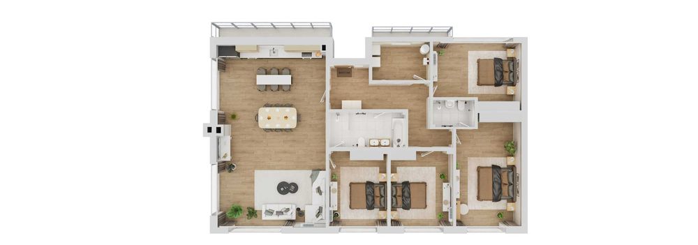 Къща с 4 спални и басейн в с.Стража