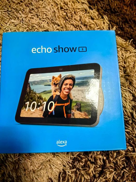 Boxa inteligenta Amazon Echo Show 8 2023 (3rd Gen), Display 8", Camera 13 MP, Wi-Fi, Bluetooth, Stereo, Negru