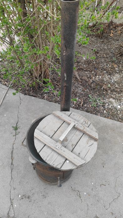 Казан с печкой на 4-5 литров