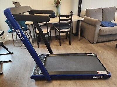 2в1 Сгъваема бягаща пътека с Bluetooth - синя